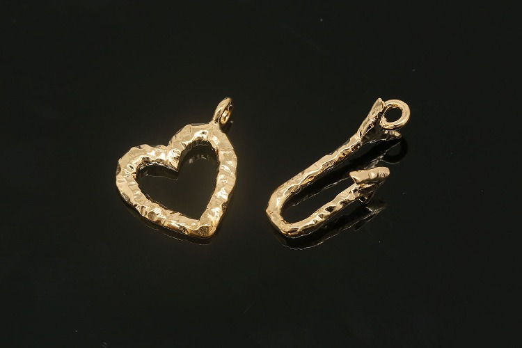 E910-Gold Plated (1set)-Heart Clasp-Clasp Pendant-Basic Component-Wholesale Clasps, [PRODUCT_SEARCH_KEYWORD], JEWELFINGER-INBEAD, [CURRENT_CATE_NAME]