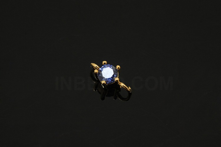 [W] S1226-Gold Plated-(50pcs)-4mm Sapphire-Birthstone Sapphire-Jewelry Making-Wholesale Jewelry Finding-Jewelry Supplies-Wholesale Connecters, [PRODUCT_SEARCH_KEYWORD], JEWELFINGER-INBEAD, [CURRENT_CATE_NAME]