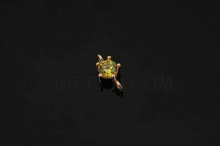 [W] S1249-Pink Gold Plated-(50pcs)-4mm Peridot-Birthstone Peridot-Jewelry Making-Wholesale Jewelry Finding-Jewelry Supplies-Wholesale Connecters, [PRODUCT_SEARCH_KEYWORD], JEWELFINGER-INBEAD, [CURRENT_CATE_NAME]