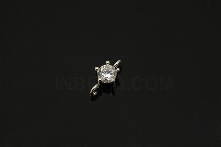[W] S1233-Rhodium Plated-(50pcs)-4mm Diamond-Birthstone Diamond-Jewelry Making-Wholesale Jewelry Finding-Jewelry Supplies-Wholesale Connecters, [PRODUCT_SEARCH_KEYWORD], JEWELFINGER-INBEAD, [CURRENT_CATE_NAME]