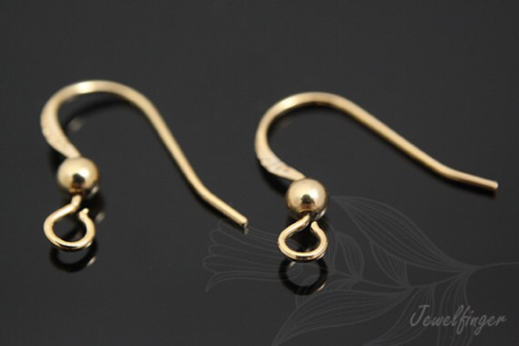 K819-Gold Plated-(1pairs)-Wholesale Silver Earrings, [PRODUCT_SEARCH_KEYWORD], JEWELFINGER-INBEAD, [CURRENT_CATE_NAME]