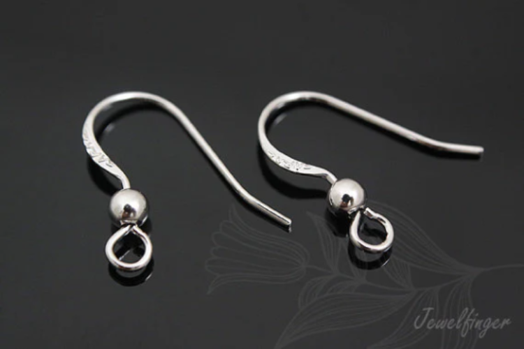 [W] K079-Rhodium Plated-(10pairs)-Wholesale Silver Earrings, [PRODUCT_SEARCH_KEYWORD], JEWELFINGER-INBEAD, [CURRENT_CATE_NAME]