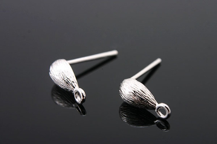 K272-Rhodium Plated-(1pairs)-Earring Component-Wholesale Silver Earrings, [PRODUCT_SEARCH_KEYWORD], JEWELFINGER-INBEAD, [CURRENT_CATE_NAME]
