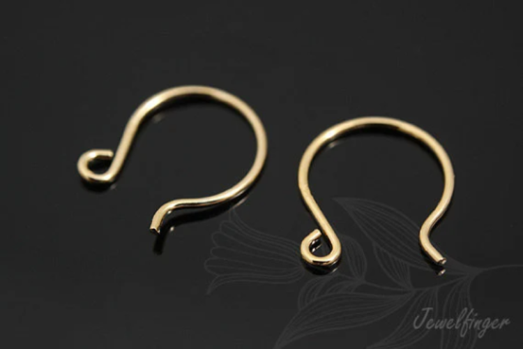 K334-Gold Plated-(2pairs)-Earring Component-Wholesale Silver Earrings, [PRODUCT_SEARCH_KEYWORD], JEWELFINGER-INBEAD, [CURRENT_CATE_NAME]
