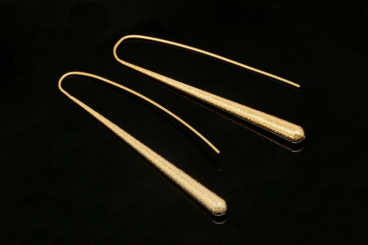 CH6084-Gold Plated (1pairs)-68mm Unique Earrings-Nickel Free, [PRODUCT_SEARCH_KEYWORD], JEWELFINGER-INBEAD, [CURRENT_CATE_NAME]
