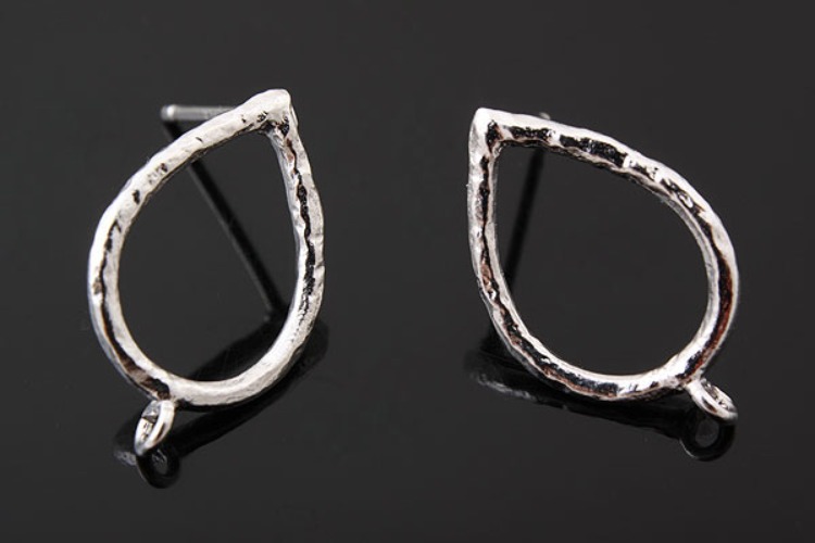 [W] K086-Rhodium Plated-(10pairs)-Drop Earring Component-Wholesale Silver Earrings, [PRODUCT_SEARCH_KEYWORD], JEWELFINGER-INBEAD, [CURRENT_CATE_NAME]