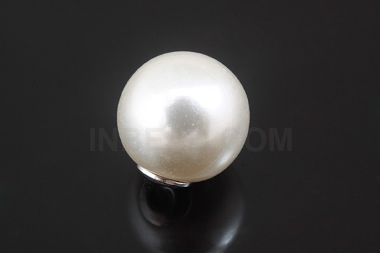 [W] K307-Rhodium Plated Acrylic Pearl Sterling Silver Earring Back-(10pcs)-Earring Back-Wholesale Silver Earrings, [PRODUCT_SEARCH_KEYWORD], JEWELFINGER-INBEAD, [CURRENT_CATE_NAME]