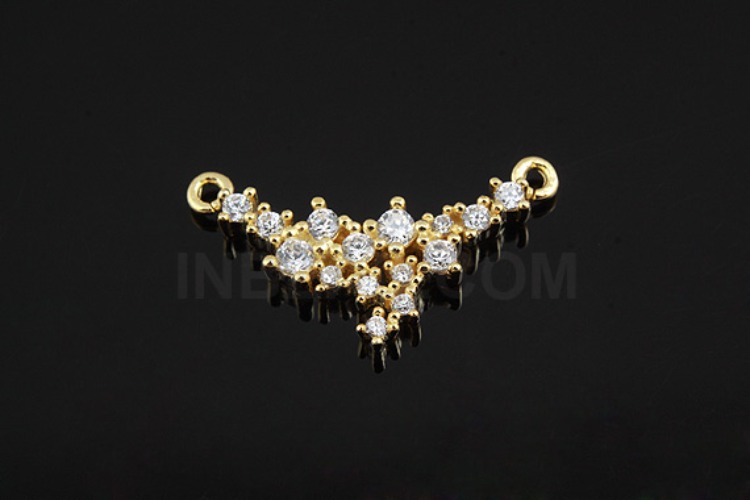 K447-Gold Plated-(1piece)-CZ Silver Pendants-Wholesale Silver Pendants, [PRODUCT_SEARCH_KEYWORD], JEWELFINGER-INBEAD, [CURRENT_CATE_NAME]