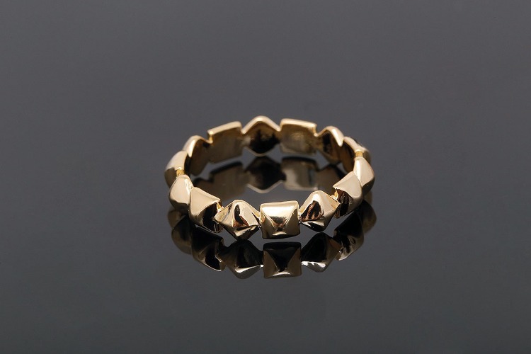 M690-Gold Plated-(1piece)-Simple Ring, US Size 6 1/2-Simple Ring-Layering Ring -Everyday Ring-Wholesale Ring, [PRODUCT_SEARCH_KEYWORD], JEWELFINGER-INBEAD, [CURRENT_CATE_NAME]