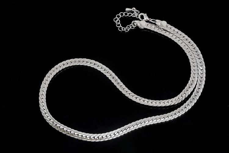 R079-Ternary Alloy Plated E-Coat Anti Tarnish-D110 YLH Chain-Unique Handmade Necklace 41cm+5cm (1piece), [PRODUCT_SEARCH_KEYWORD], JEWELFINGER-INBEAD, [CURRENT_CATE_NAME]