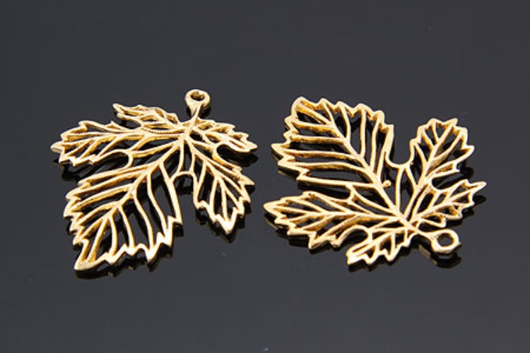K097-Gold Plated-(1piece)-Leaf Pendants-Wholesale Silver Pendants, [PRODUCT_SEARCH_KEYWORD], JEWELFINGER-INBEAD, [CURRENT_CATE_NAME]