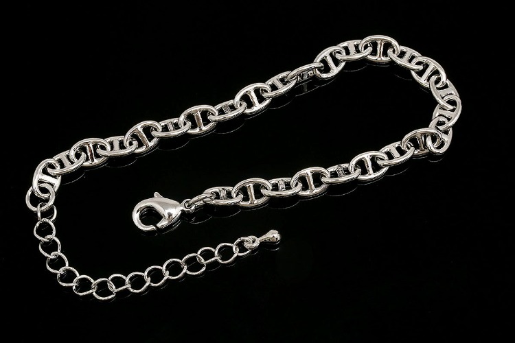 R080-Ternary Alloy Plated E-Coat Anti Tarnish-B212BS Bracelet-5.5*8mm Unique Chain Bracelet (1piece), [PRODUCT_SEARCH_KEYWORD], JEWELFINGER-INBEAD, [CURRENT_CATE_NAME]