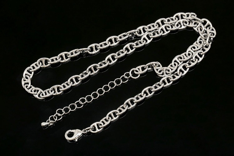 [W] R081-Ternary Alloy Plated E-Coat Anti Tarnish-B212BS Chain- Unique Chain Necklace 40cm+5cm (20pcs), [PRODUCT_SEARCH_KEYWORD], JEWELFINGER-INBEAD, [CURRENT_CATE_NAME]
