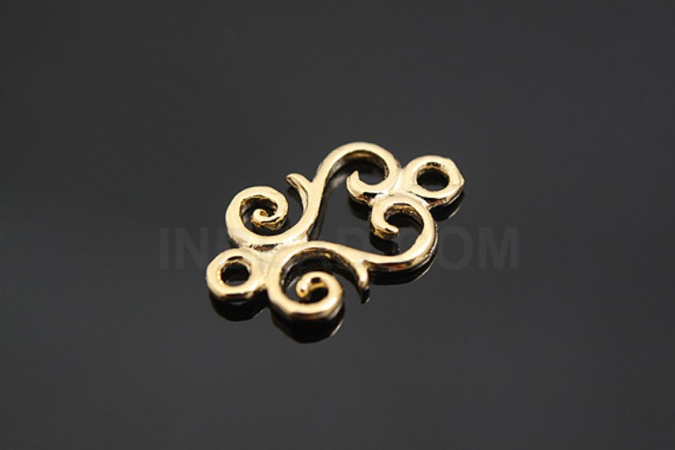[W] K320-Gold Plated-(20pcs)-Heart Connects-Wholesale Silver Connects, [PRODUCT_SEARCH_KEYWORD], JEWELFINGER-INBEAD, [CURRENT_CATE_NAME]