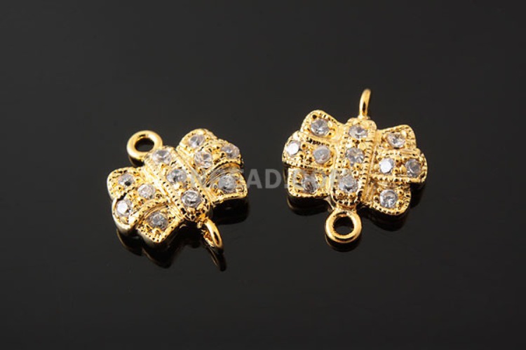 K662-Gold Plated-(1piece)-CZ Silver-Wholesale Silver Connects, [PRODUCT_SEARCH_KEYWORD], JEWELFINGER-INBEAD, [CURRENT_CATE_NAME]
