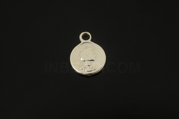 [W] V247-Non Plated-(10pcs)-7mm Coin Charms-Wholesale Silver Charms, [PRODUCT_SEARCH_KEYWORD], JEWELFINGER-INBEAD, [CURRENT_CATE_NAME]