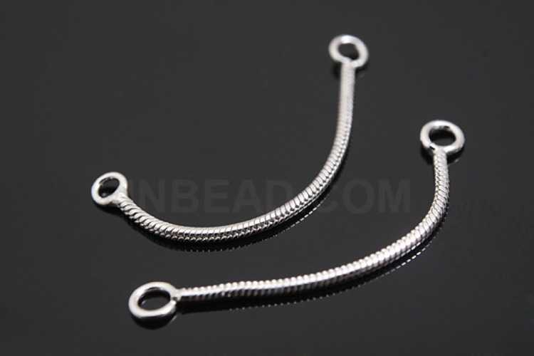 K650-Rhodium Plated-(2pcs)-30mm Silver Connects-Wholesale Silver Connects, [PRODUCT_SEARCH_KEYWORD], JEWELFINGER-INBEAD, [CURRENT_CATE_NAME]