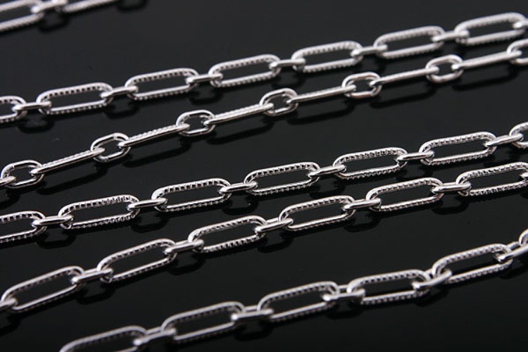A091-Rhodium Plated-(20cm)-Wholesale Silver Chains, [PRODUCT_SEARCH_KEYWORD], JEWELFINGER-INBEAD, [CURRENT_CATE_NAME]
