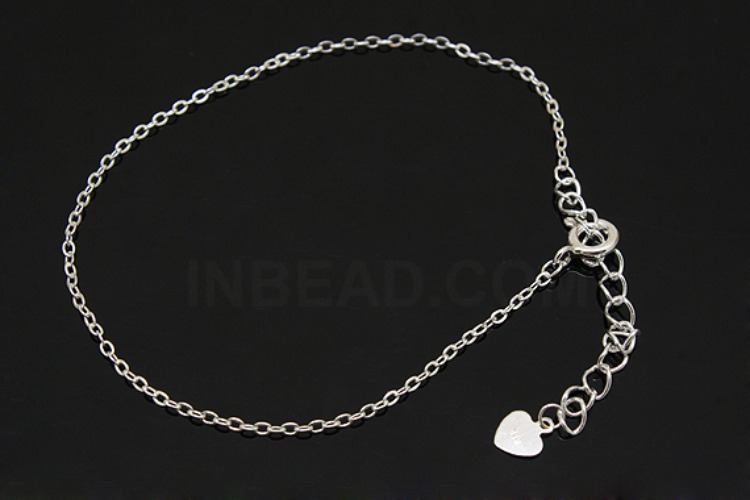 [W] A288-None Plated-(5pcs)-230SF 20cm Bracelet-Wholesale Silver Bracelet, [PRODUCT_SEARCH_KEYWORD], JEWELFINGER-INBEAD, [CURRENT_CATE_NAME]
