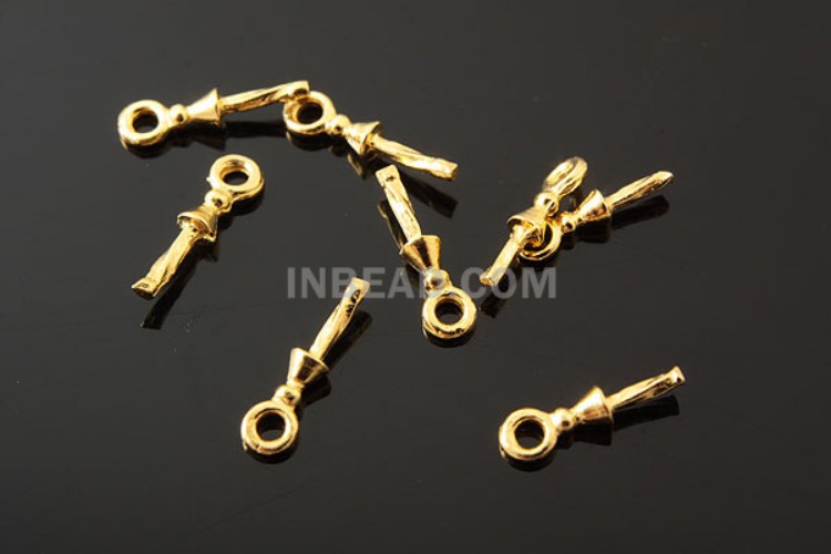 K228-Gold Plated-(2pcs)-7mm Silver Beads Cap-Wholesale Silver Beads Caps, [PRODUCT_SEARCH_KEYWORD], JEWELFINGER-INBEAD, [CURRENT_CATE_NAME]