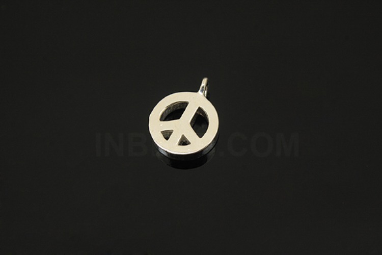 [W] V018-Non Plated-(10pcs)-6mm Peace Pendants-Wholesale Silver Pendants, [PRODUCT_SEARCH_KEYWORD], JEWELFINGER-INBEAD, [CURRENT_CATE_NAME]