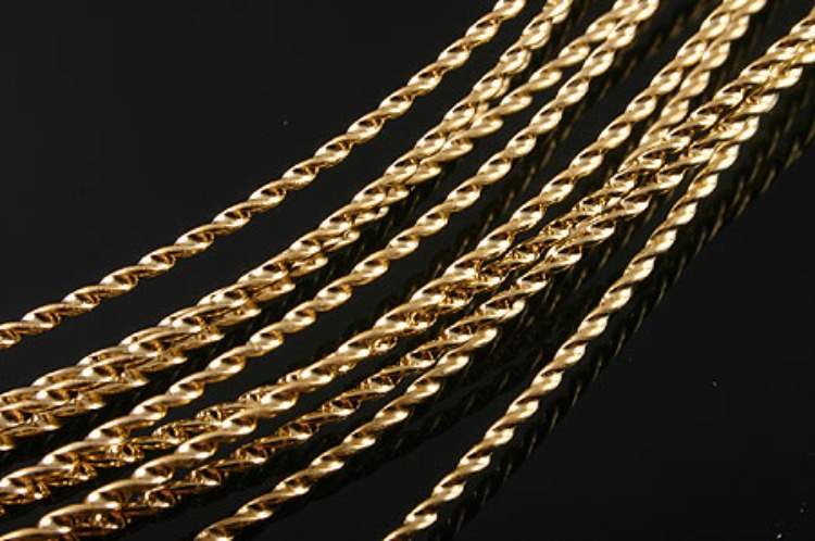 K974-Gold Plated-(50cm)-1mm Wire-Wholesale Silver Wires, [PRODUCT_SEARCH_KEYWORD], JEWELFINGER-INBEAD, [CURRENT_CATE_NAME]