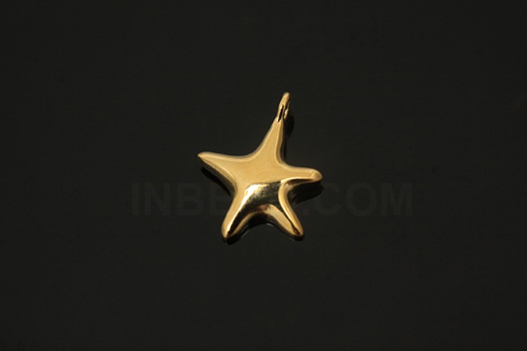 [W] V192-Gold Plated-(10pcs)-Star Charms-Wholesale Silver Charms, [PRODUCT_SEARCH_KEYWORD], JEWELFINGER-INBEAD, [CURRENT_CATE_NAME]