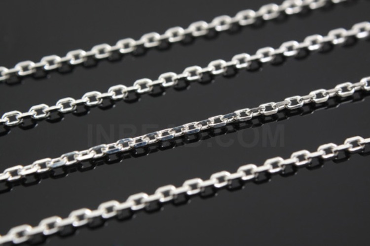 K995-None Plated-(50cm)-240 4DC Chains-Wholesale Silver Chains, [PRODUCT_SEARCH_KEYWORD], JEWELFINGER-INBEAD, [CURRENT_CATE_NAME]
