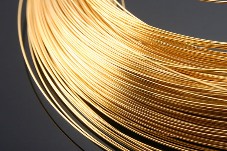 [W] K968-Gold Plated-(20M)-0.3mm Hard Type Wire-Wholesale Silver Wires, [PRODUCT_SEARCH_KEYWORD], JEWELFINGER-INBEAD, [CURRENT_CATE_NAME]