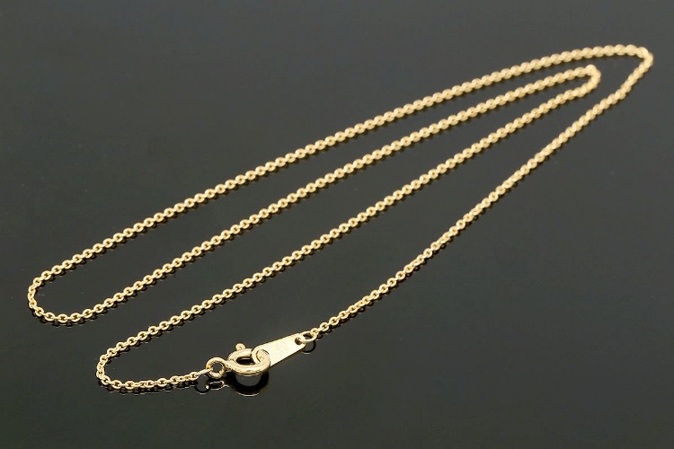 K1115-Gold Plated-(1piece)-230A Chain 41cm Necklace-Wholesale Silver Chains, [PRODUCT_SEARCH_KEYWORD], JEWELFINGER-INBEAD, [CURRENT_CATE_NAME]