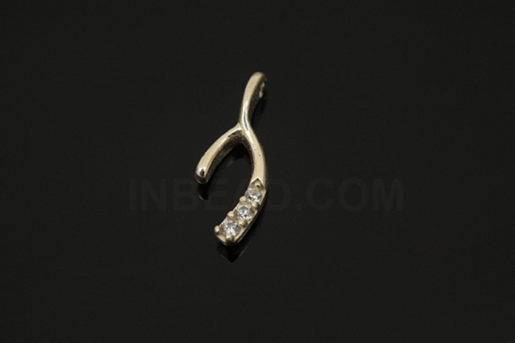 [W] V036-Non Plated-(10pcs)-CZ Wishbone Pendants-Wholesale Silver Pendants, [PRODUCT_SEARCH_KEYWORD], JEWELFINGER-INBEAD, [CURRENT_CATE_NAME]