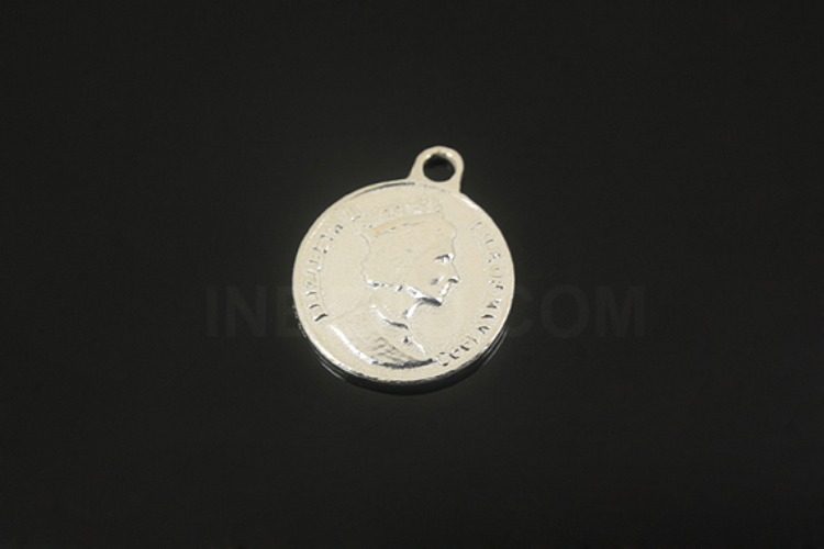 [W] V251-Non Plated-(10pcs)-10mm Coin Charms-Wholesale Silver Charms, [PRODUCT_SEARCH_KEYWORD], JEWELFINGER-INBEAD, [CURRENT_CATE_NAME]