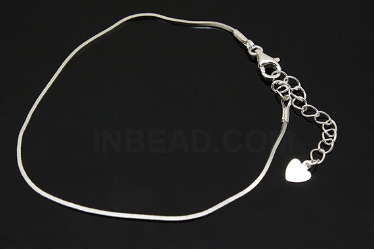 [W] A284-None Plated-(5pcs)-SN130 4DC 20cm Bracelet-Wholesale Silver Bracelet, [PRODUCT_SEARCH_KEYWORD], JEWELFINGER-INBEAD, [CURRENT_CATE_NAME]