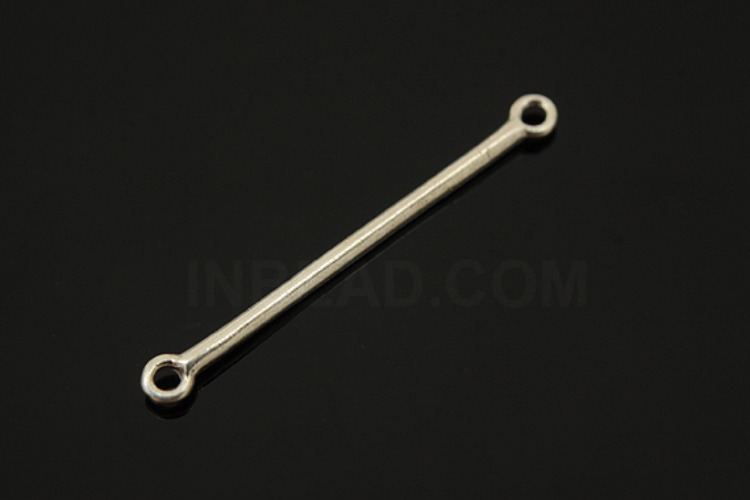[W] V055-Non Plated-(10pcs)-23.5mm Bar Silver Connecters-Wholesale Silver Connecters, [PRODUCT_SEARCH_KEYWORD], JEWELFINGER-INBEAD, [CURRENT_CATE_NAME]