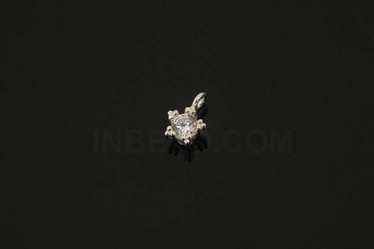 [W] V167-Non Plated-(20pcs)-CZ Star Charms-Wholesale Silver Charms, [PRODUCT_SEARCH_KEYWORD], JEWELFINGER-INBEAD, [CURRENT_CATE_NAME]