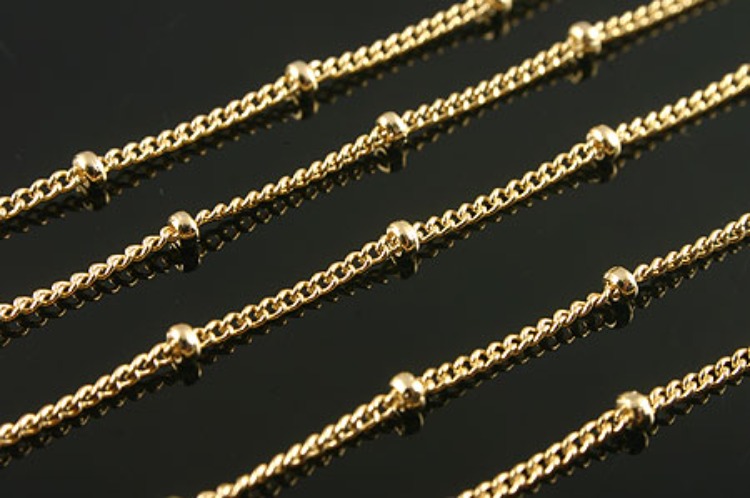A103-Gold Plated-(50cm)-130B 1:1 Chains-Wholesale Silver Chains, [PRODUCT_SEARCH_KEYWORD], JEWELFINGER-INBEAD, [CURRENT_CATE_NAME]