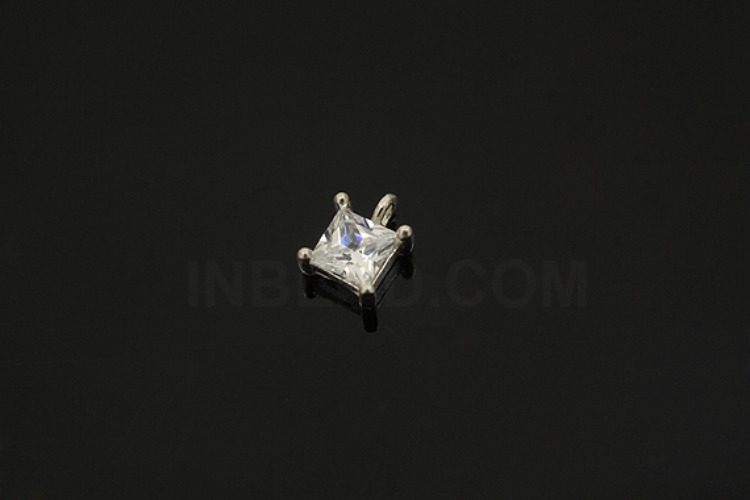[W] V131-Non Plated-(10pcs)-CZ Crystal Charms-Wholesale Silver Charms, [PRODUCT_SEARCH_KEYWORD], JEWELFINGER-INBEAD, [CURRENT_CATE_NAME]