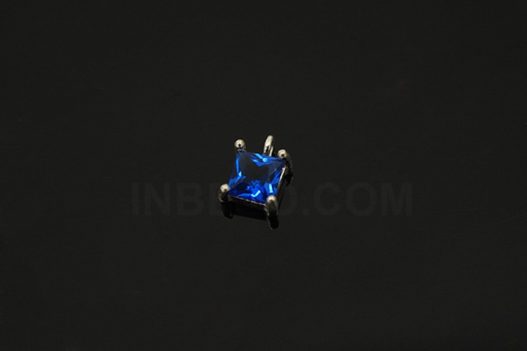 [W] V139-Non Plated-(10pcs)-CZ Sapphire Charms-Wholesale Silver Charms, [PRODUCT_SEARCH_KEYWORD], JEWELFINGER-INBEAD, [CURRENT_CATE_NAME]
