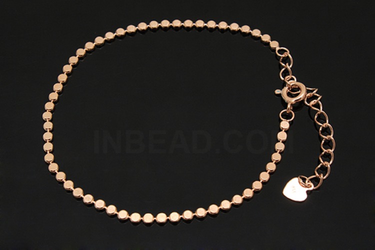[W] A291-Pink Gold Plated-(3pcs)-2mm 20cm Bracelet-Wholesale Silver Bracelet, [PRODUCT_SEARCH_KEYWORD], JEWELFINGER-INBEAD, [CURRENT_CATE_NAME]