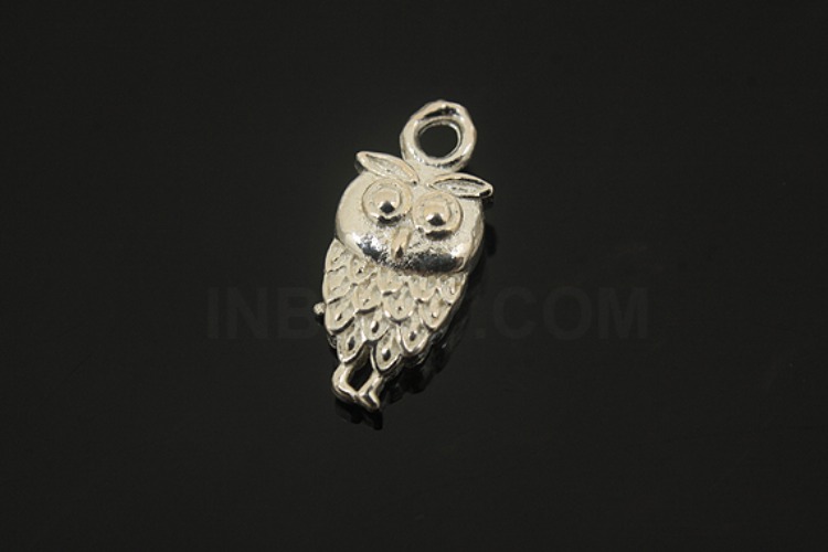 [W] V211-Non Plated-(10pcs)-Owl Charms-Wholesale Silver Charms, [PRODUCT_SEARCH_KEYWORD], JEWELFINGER-INBEAD, [CURRENT_CATE_NAME]