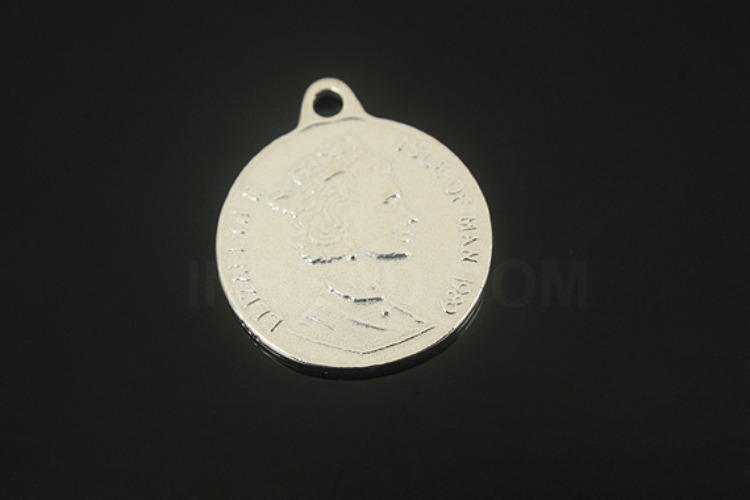 [W] V253-Non Plated-(10pcs)-13mm Coin Charms-Wholesale Silver Charms, [PRODUCT_SEARCH_KEYWORD], JEWELFINGER-INBEAD, [CURRENT_CATE_NAME]