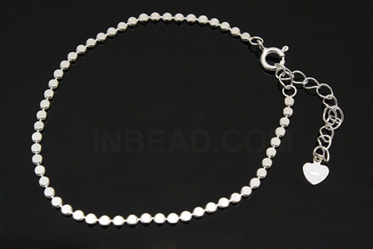 [W] A290-None Plated-(3pcs)-2mm 20cm Bracelet-Wholesale Silver Bracelet, [PRODUCT_SEARCH_KEYWORD], JEWELFINGER-INBEAD, [CURRENT_CATE_NAME]