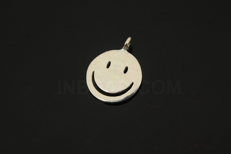 [W] V207-Non Plated-(10pcs)-9mm Smile Charms-Wholesale Silver Charms, [PRODUCT_SEARCH_KEYWORD], JEWELFINGER-INBEAD, [CURRENT_CATE_NAME]