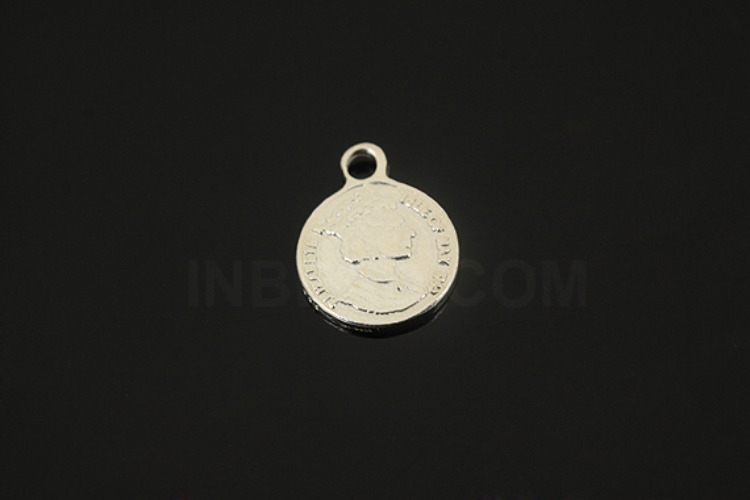 [W] V249-Non Plated-(10pcs)-8mm Coin Charms-Wholesale Silver Charms, [PRODUCT_SEARCH_KEYWORD], JEWELFINGER-INBEAD, [CURRENT_CATE_NAME]