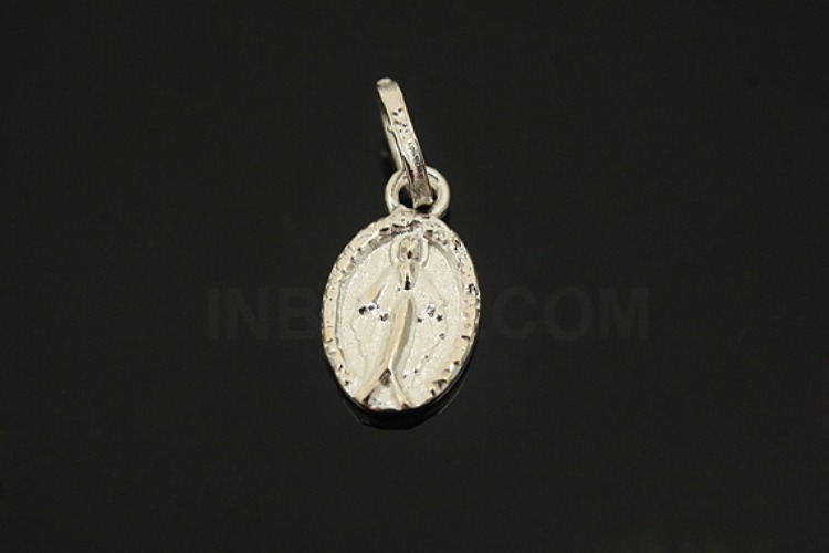 [W] V001-Non Plated-(5pcs)-6.5*11mm catholic Pendants-Wholesale Silver Pendants, [PRODUCT_SEARCH_KEYWORD], JEWELFINGER-INBEAD, [CURRENT_CATE_NAME]