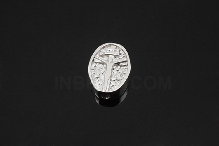 [W] V013-Rhodium Plated-(5pcs)-7*9mm catholic Pendants-Wholesale Silver Pendants, [PRODUCT_SEARCH_KEYWORD], JEWELFINGER-INBEAD, [CURRENT_CATE_NAME]