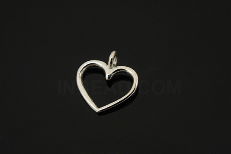 [W] V239-Non Plated-(10pcs)-Heart Charms-Wholesale Silver Charms, [PRODUCT_SEARCH_KEYWORD], JEWELFINGER-INBEAD, [CURRENT_CATE_NAME]