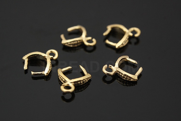 [W] K122-Gold Plated-(20pcs)-4mm Silver Bail-Wholesale Silver Beads Bails, [PRODUCT_SEARCH_KEYWORD], JEWELFINGER-INBEAD, [CURRENT_CATE_NAME]