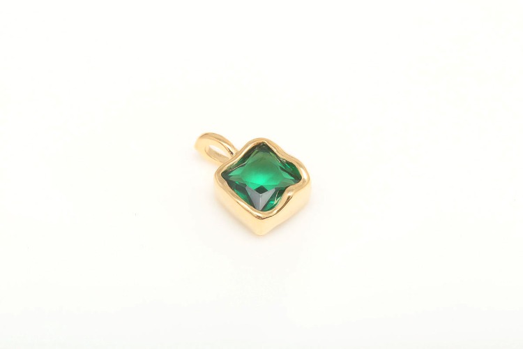 [W] M069-Gold Plated-(20pcs)-No.3-Tiny CZ Square Charm-Red Cubic,Black Cubic,Blue Cubic,Green Cubic, Little Cubic Charm , Square Cubic Pendant-Wholesale Charm, [PRODUCT_SEARCH_KEYWORD], JEWELFINGER-INBEAD, [CURRENT_CATE_NAME]