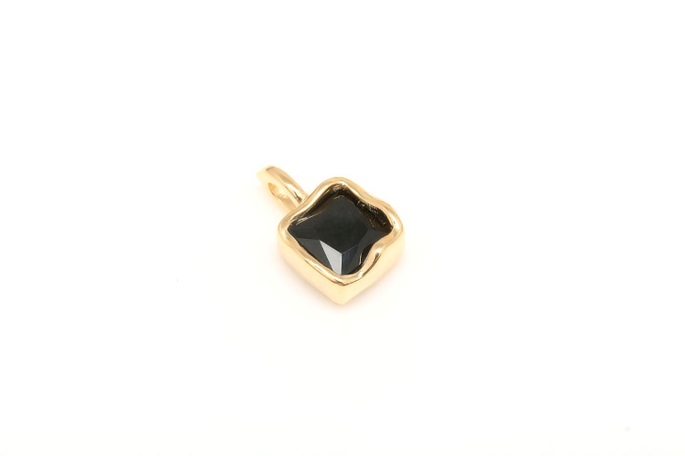 [W] M069-Gold Plated-(20pcs)-No.2-Tiny CZ Square Charm-Red Cubic,Black Cubic,Blue Cubic,Green Cubic, Little Cubic Charm , Square Cubic Pendant-Wholesale Charm, [PRODUCT_SEARCH_KEYWORD], JEWELFINGER-INBEAD, [CURRENT_CATE_NAME]